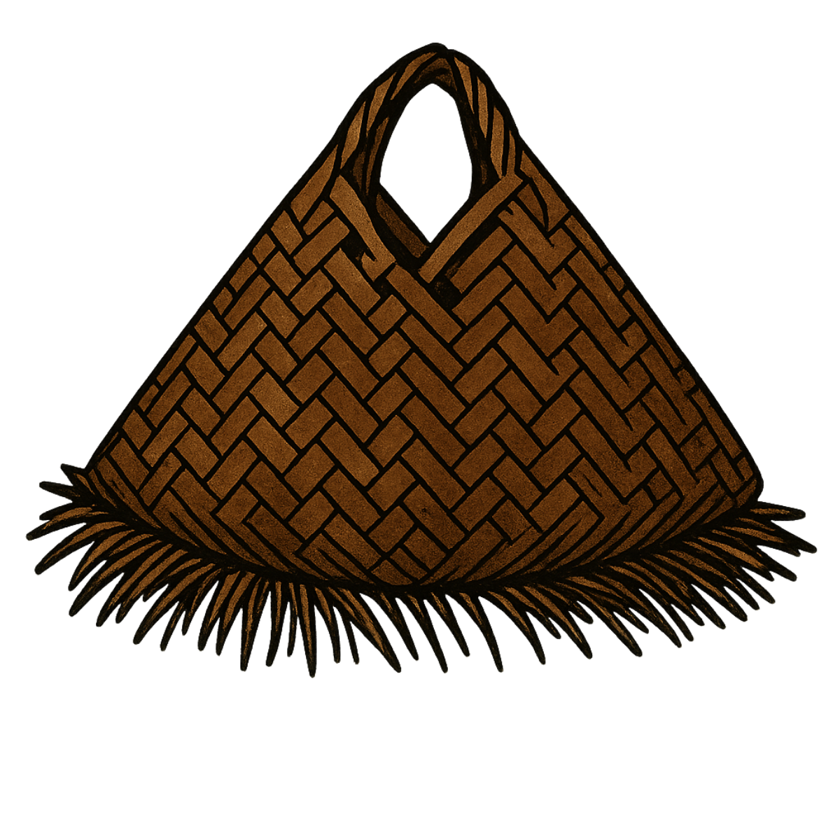 Tolai Basket Vinyl Sticker