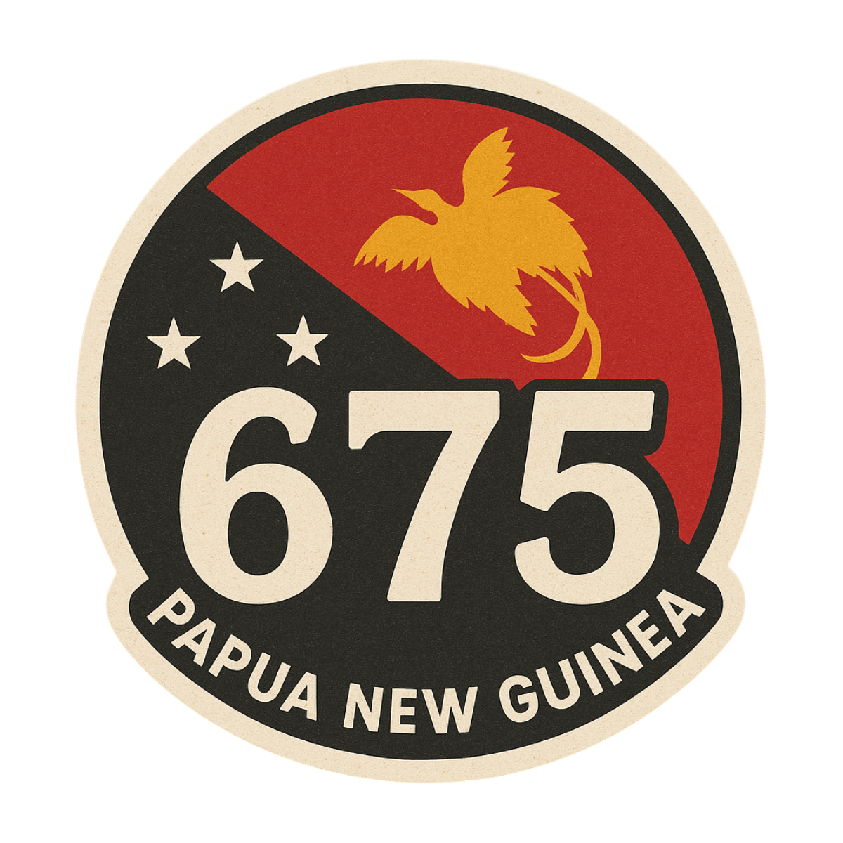 PNG 675 Vinyl Sticker