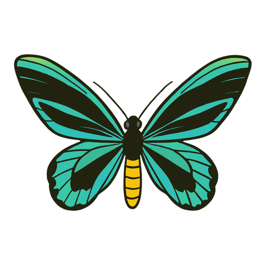 Queen Alexandra’s Birdwing Vinyl Sticker