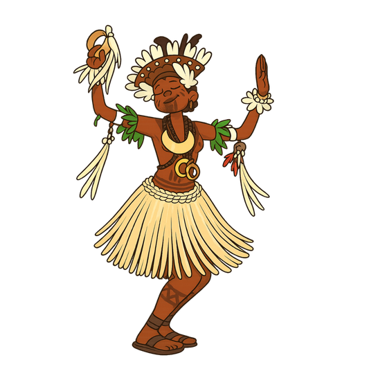 Kekeni Dancing Vinyl Sticker